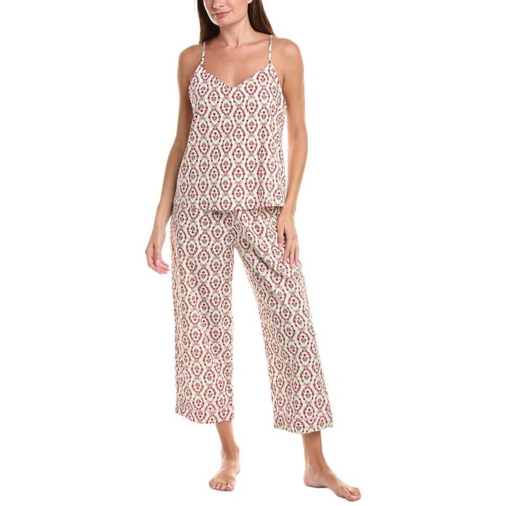 Bedhead Womens  2Pc Cropped Pajama Set, Pink